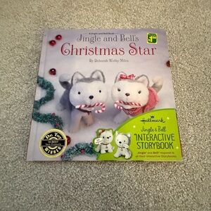 Hallmark Jingle and Bell's Christmas Star Storybook - White and Pink